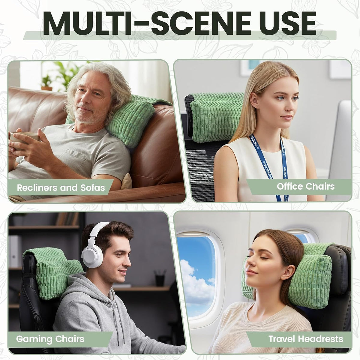 Recliner Pillow, Adjustable Neck Pillow for Recliner Chair