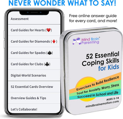 Mind Brain Emotion 52 Essential Life Skills: No-Excuses Game to Teach Kids, Teens & Adults How to Care for Self & Chores, Practical Solution for Responsible Boys, Confident Girls, Happy Family