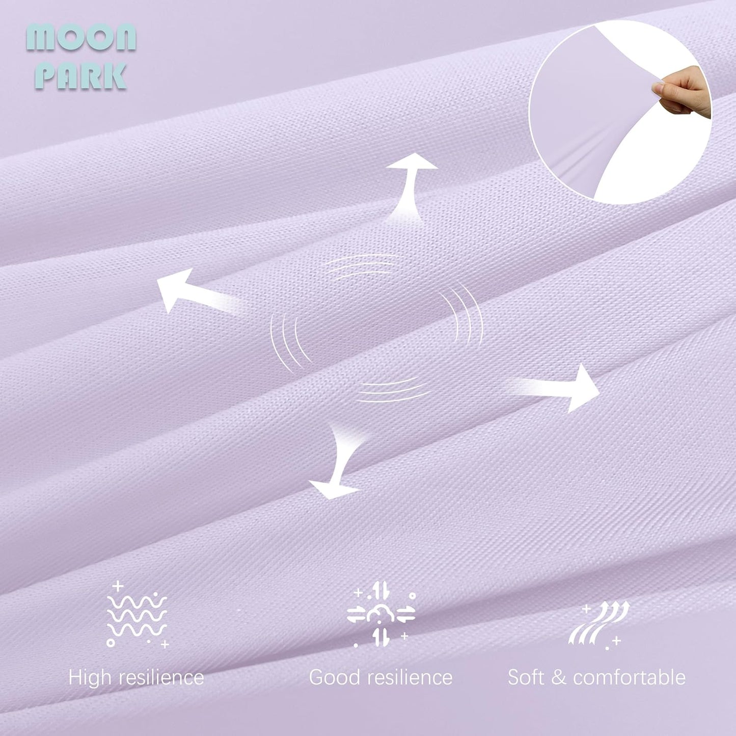 MOON PARK Pregnancy Pillows for Sleeping - 57 Inch U Shaped Full Body Maternity Pillow with Removable Cover - Support for Back, Legs, Belly, Hips - Pregnancy Pillow for Women - Grey