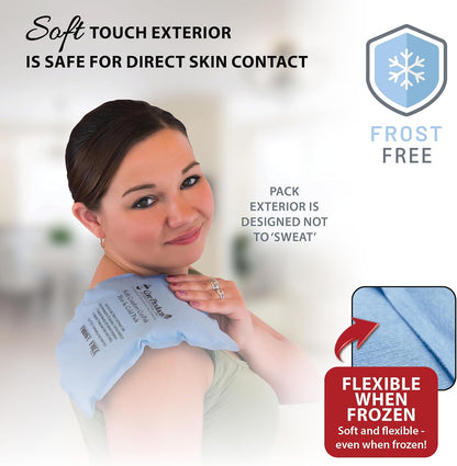 Reusable Hot & Cold Therapy Pack for Knee Back & Shoulder Pain-Trisectional