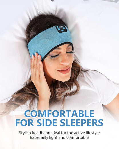 Sleep Headphones Headband, Bluetooth 5.4 Sleeping Headphones for Side Sleepers, Wireless Headband Headphones with Ultra-Thin Stereo Speakers for Sports, Workout, Travel, Meditation