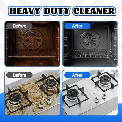 Heavy Duty Stove and Oven Cleaner Kit, Includes Cleaning Tool, Razor, Scraper and 1 Pad to Remove Tough Stains - Use on Gas, Electric, Ceramic Surfaces, 4 Piece (16.9, Fluid Ounces)