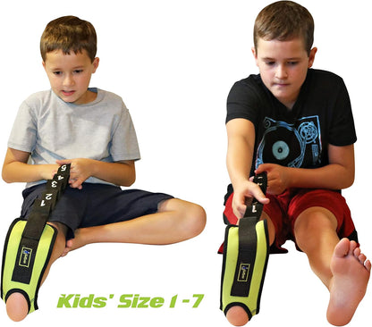Smart Stretch Strap for Foot, Calf & Hamstring Muscles. Guided Stretching Device for Posture Correction, Plantar Fasciitis, Arch Development & Other Leg & Foot Stretches.
