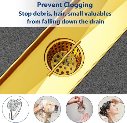 Neodrain Shower Drain Hair Catcher, 2-Pack,Only Fit Neodrain Shower Drain | 304 Stainless Steel Hair & Debris Strainer with Lifting Hook,Filter Basket for Bath Drains,Reusable Trap for Clog-Free Drains