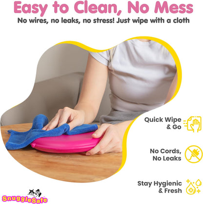 SnuggleSafe Microwave Pet Heating Disc, Heating Pad for Kittens & Cats