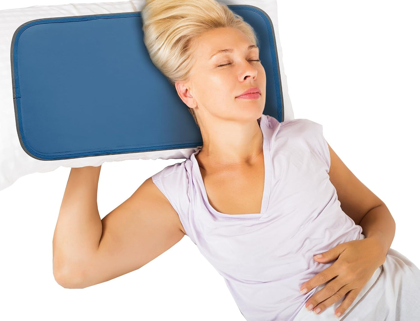 Cool Care Technologies Cooling Pad for Bed - Pressure Activated Gel Provides Instant Relief - Ideal for Fevers, Hot Flashes, Night Sweats