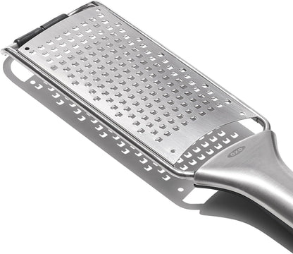 NEW OXO Good Grips Grater, Stainless Steel, Black