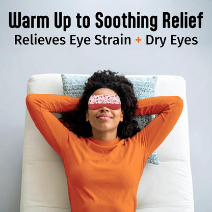 HotHands Therapy Warming Eye Compress, Tired & Dry Eye Relief, 1 Compress | Gentle, penetrating steam from natural beans relieves eye strain, dry & tired eyes. Moisturizing, comfortable and reusable.