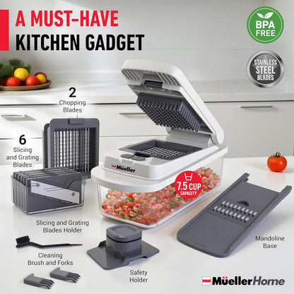 Mueller Pro-Series All-in-One, 12 Blade Mandoline Slicer for Kitchen
