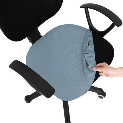 Smiry Office Computer Chair Armrest Covers, 2PCs Anti-dust Arm Rest Pad | Removable Washable Desk Chair Arm Pad Covers, Grey