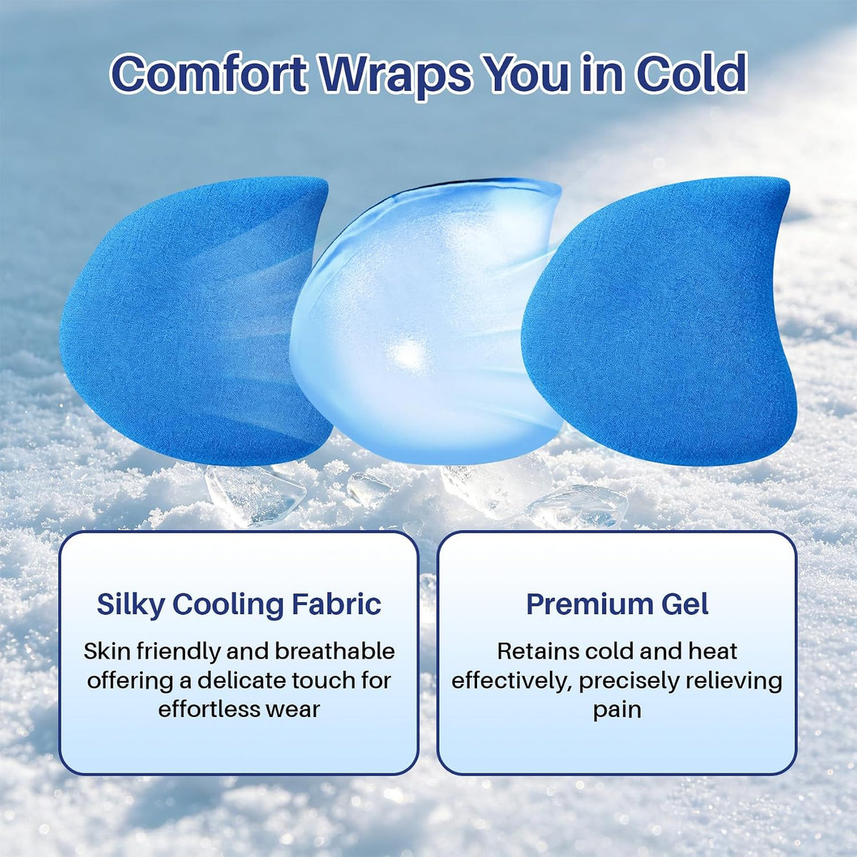 Reusable Ankle Foot Ice Pack Sleeve