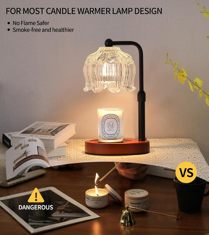 MEXISUE Candle Warmer Lamp with Timer, Bird Candle Warmer Lamp with Jar Candles,Wax Melt Warmer for Housewarming Gift, Birthday Mother's Day Valentines Gifts for Women,Mom,Sister,Bedroom Decor