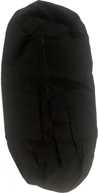 Jackson Roll Zip on Pillowcase (Pillow case only, Does not Include The Pillow) (Dark Blue Polyester)