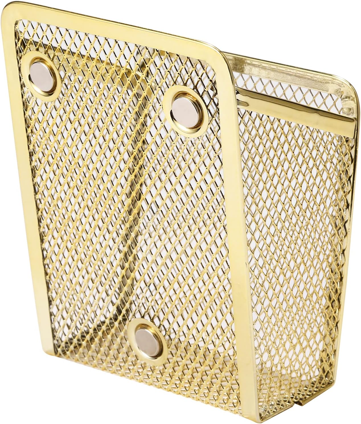 Magnetic Pencil Holder,Mesh Stainless Steel Pen Basket, Metal Writing Utensil Storage Organizer for Whiteboard,Blackboard,Kitchen, Locker, Home, or Office | Metal Writing Utensil Storage Organizer for Whiteboard,Blackboard,Kitchen, Locker, Home, or Office