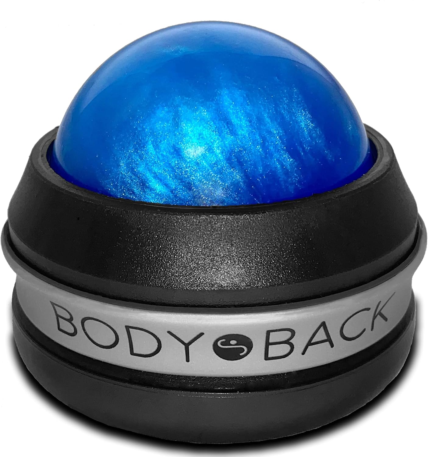 Body Back Massage Roller Ball - Body & Neck Massager for Muscle Recovery | FSA Eligible 360° Rolling Ball Massager For Sore Muscles, Handheld Massage Roller Ball For Full Body Tension Relief, Purple