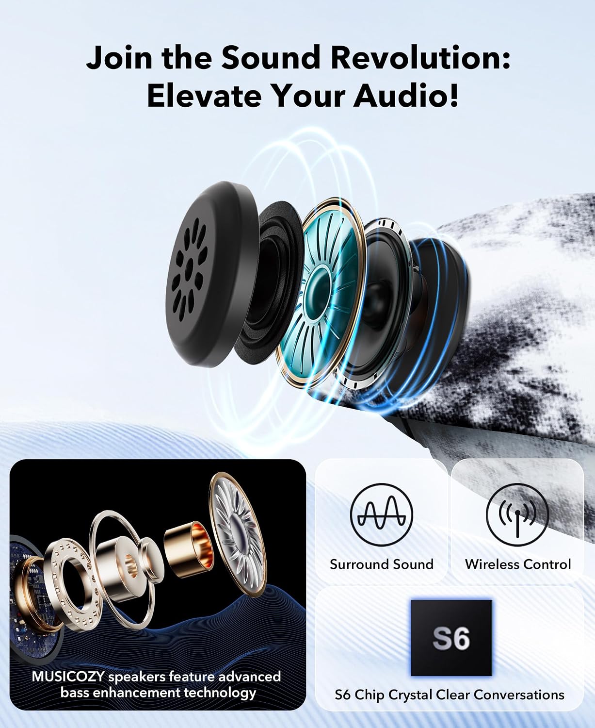 MUSICOZY Sleep Headphones Tie-Dye Bluetooth Headband Headphone for Sleeping | Wireless Sport Headbands Earphones Sweat Resistant Earbuds for Workout Running Cool Gadgets Unique Gifts for Women