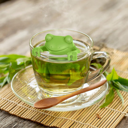 Genuine Fred RELAXOLOTL Tea Infuser, Cute Axolotl Design, For Loose Leaf Tea, Flexible, Easy to Clean Silicone, Fun Gift for Tea Lovers, Clever Kitchen Gadget