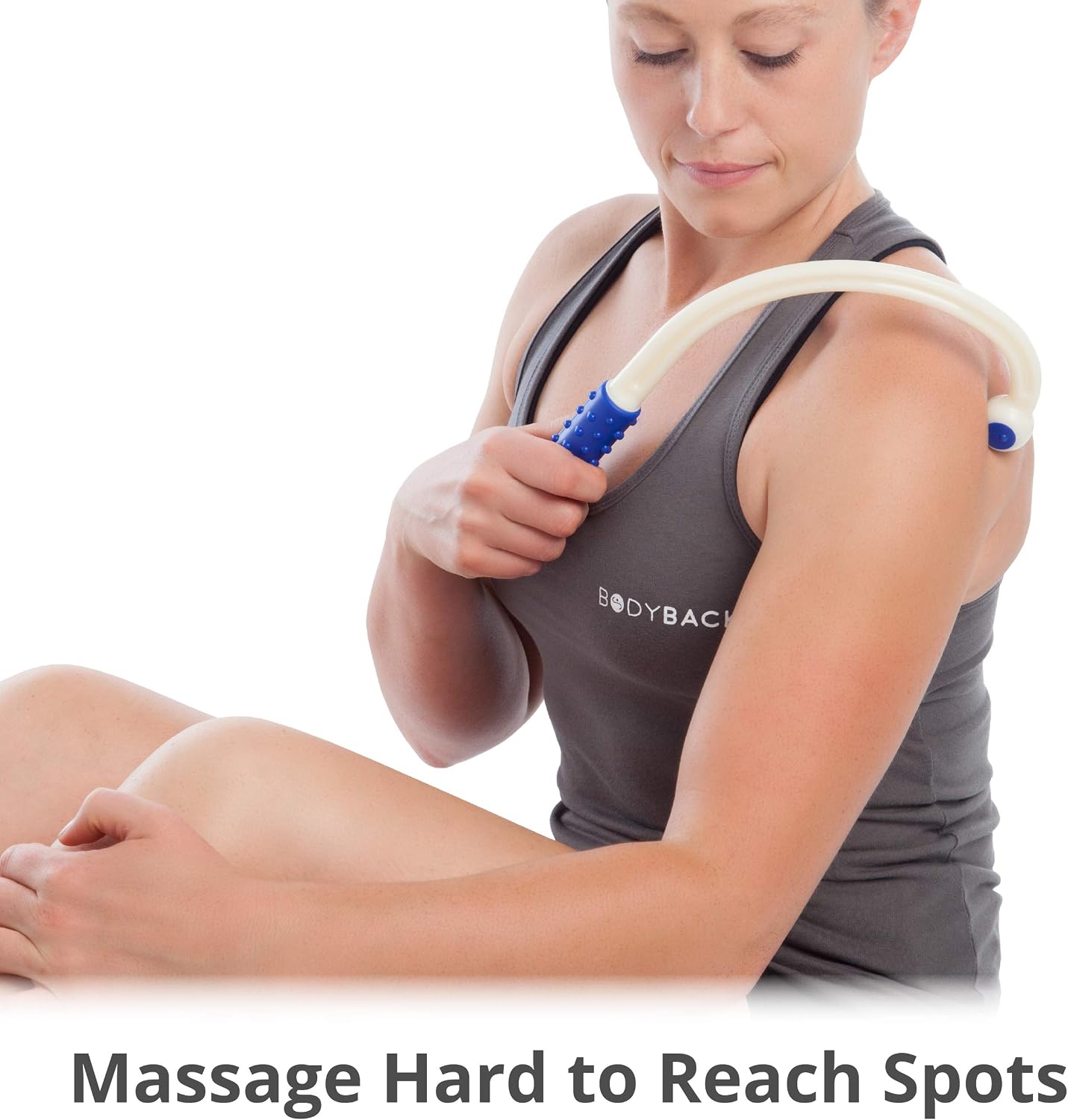 Body Back Mini Neck Massager - Travel Size Back Massager for Trigger Points | FSA Eligible Handheld Neck & Shoulder Massager, Pressure Point Relief Tool For Deep Tissue Pain Relief & Muscle Relaxation