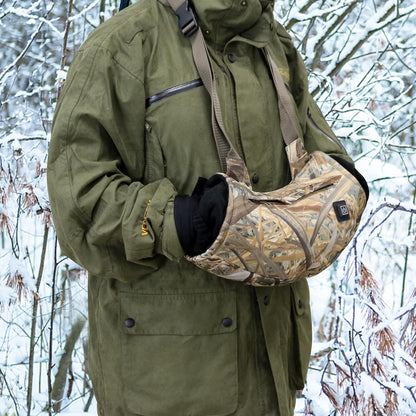 Heated Hand Muff, Electric Heating Hand Warmer Pouch, Suitable for Outdoor Hunting, Sports, Photography, Golf, Football in Cold Winter Keep Warmth (Batteries no Including)