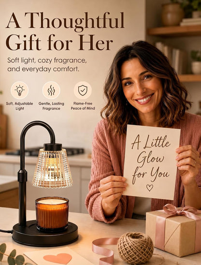 Girece Candle Warmer Lamp with Timer and Dimmer Birthday Gifts for Women
