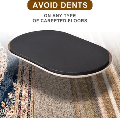 Furniture Sliders, 8 Pcs 3 1/2'' Furniture Sliders Pads for Hardwood Floors, Chair Legs Floors Protectors, Reusable Round Glides Glider, Heavy Duty Furniture Movers Sliders | Chair Legs Floors Protectors, Reusable Round Glides Glider, Heavy Duty