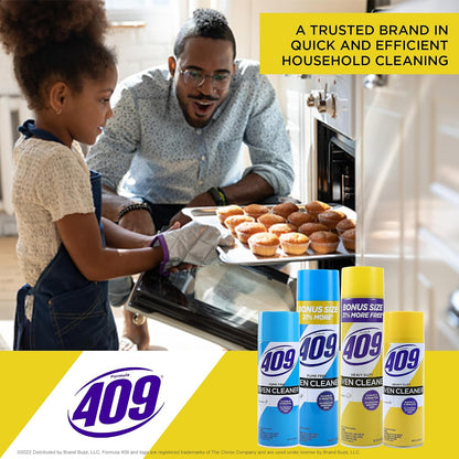 Formula 409 Heavy Duty Oven and Grill Cleaner Spray, Lemon Scent, 14.5 Oz