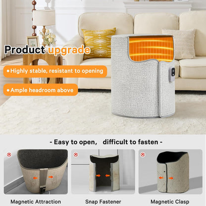 Under Desk Heater & Space Heater for Indoor Use,Leg Foot Feet Warmer For Office Home Quiet, Small Portable Personal Office Heater Accessories,Essentials Supplies For Women Men Gifts Medium