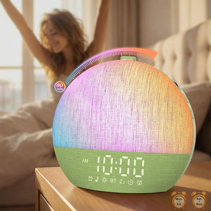 Sunrise Alarm Clock with Sound Machine - Natural Wake-Up Gradual Light