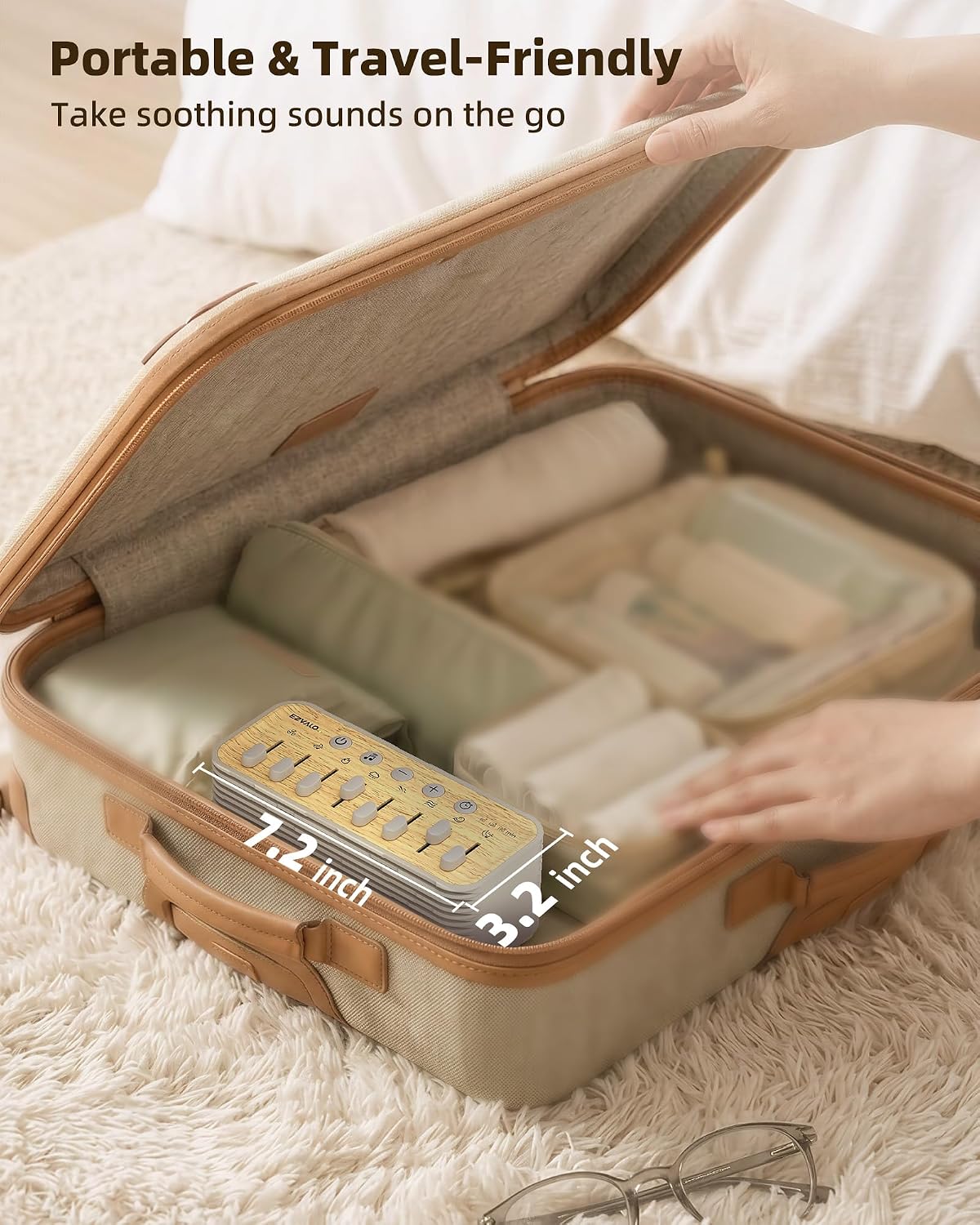 Sound Machine for Sleep, 255+ Natural White Noise Sound Combinations
