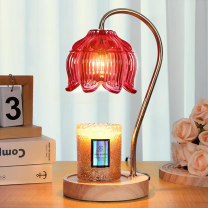 Flower Candle Warmer Lamp with Timer & Dimmer