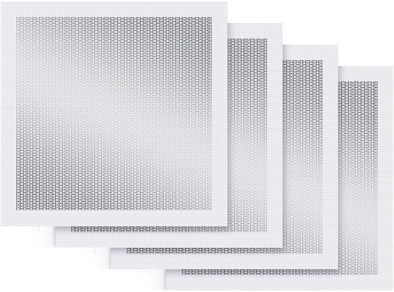 4-Pack 12x12 Inch Drywall Repair Patch Kit, Self-Adhesive Mesh with Aluminum Panels, Heavy-Duty Wall and Ceiling Hole Patch for Large Repairs
