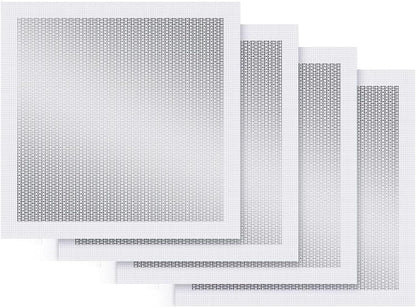 4-Pack 12x12 Inch Drywall Repair Patch Kit, Self-Adhesive Mesh with Aluminum Panels, Heavy-Duty Wall and Ceiling Hole Patch for Large Repairs