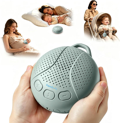 Sound Machine for Babies and Kids - Baby Sleep Soother, Pink | Portable White Noise Machine with Night Light for Nursery | 16 Soothing Sounds | Shush | Travel | Registry Gift | Baby Shower