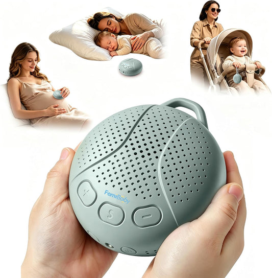 Sound Machine for Babies and Kids - Baby Sleep Soother, Pink | Portable White Noise Machine with Night Light for Nursery | 16 Soothing Sounds | Shush | Travel | Registry Gift | Baby Shower
