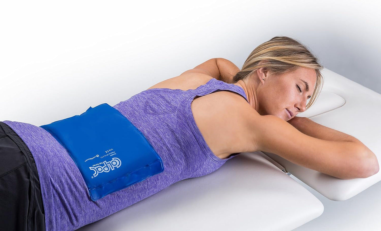 Chattanooga ColPac Reusable Gel Ice Pack Cold Therapy for Knee, Arm, Elbow, Shoulder, Back for Aches, Swelling, Bruises, Sprains, Inflammation (11"x14") - Blue
