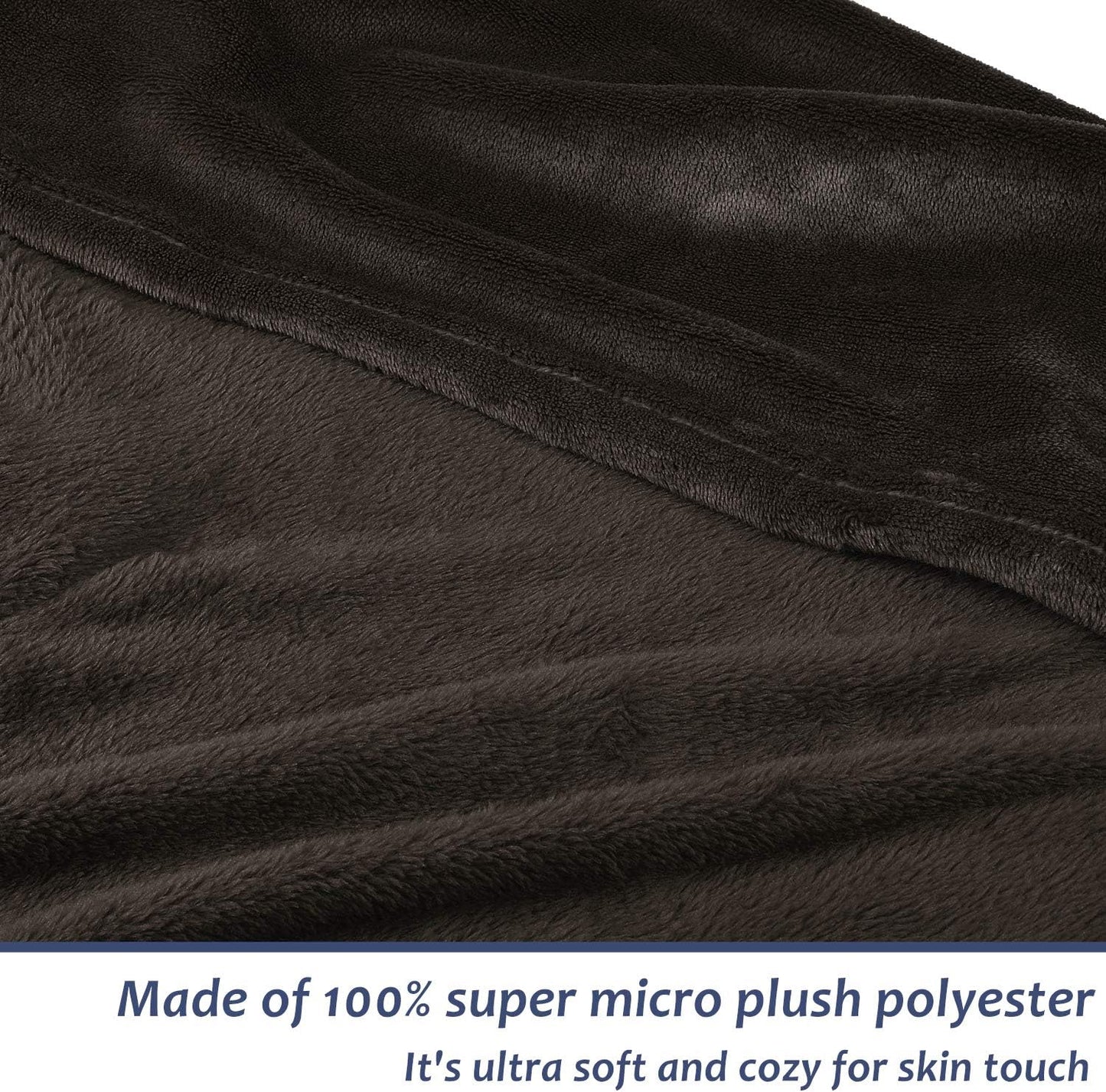 Solaris Wearable Blanket with Sleeves for Adults, Softness Comfort Warmth Fleece Gift for Women Men, Snuggy Body Throw TV Blanket for Home Office Lounge, Gift for Your Lover
