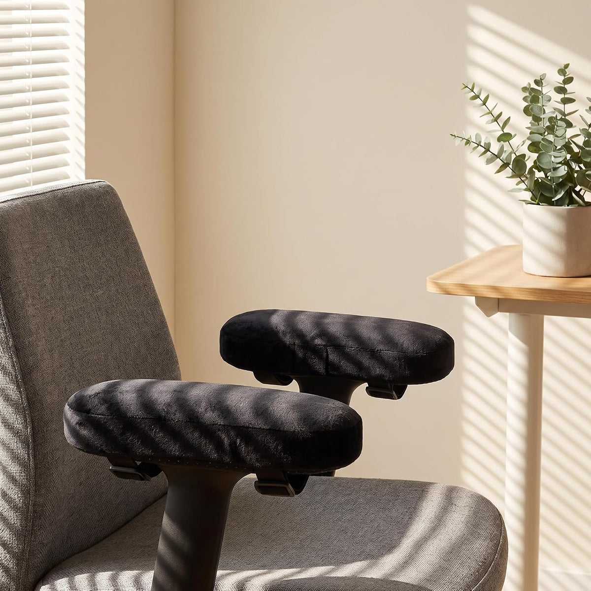 Office Chair Armrest Covers – Memory Foam Arm Pads with Cover