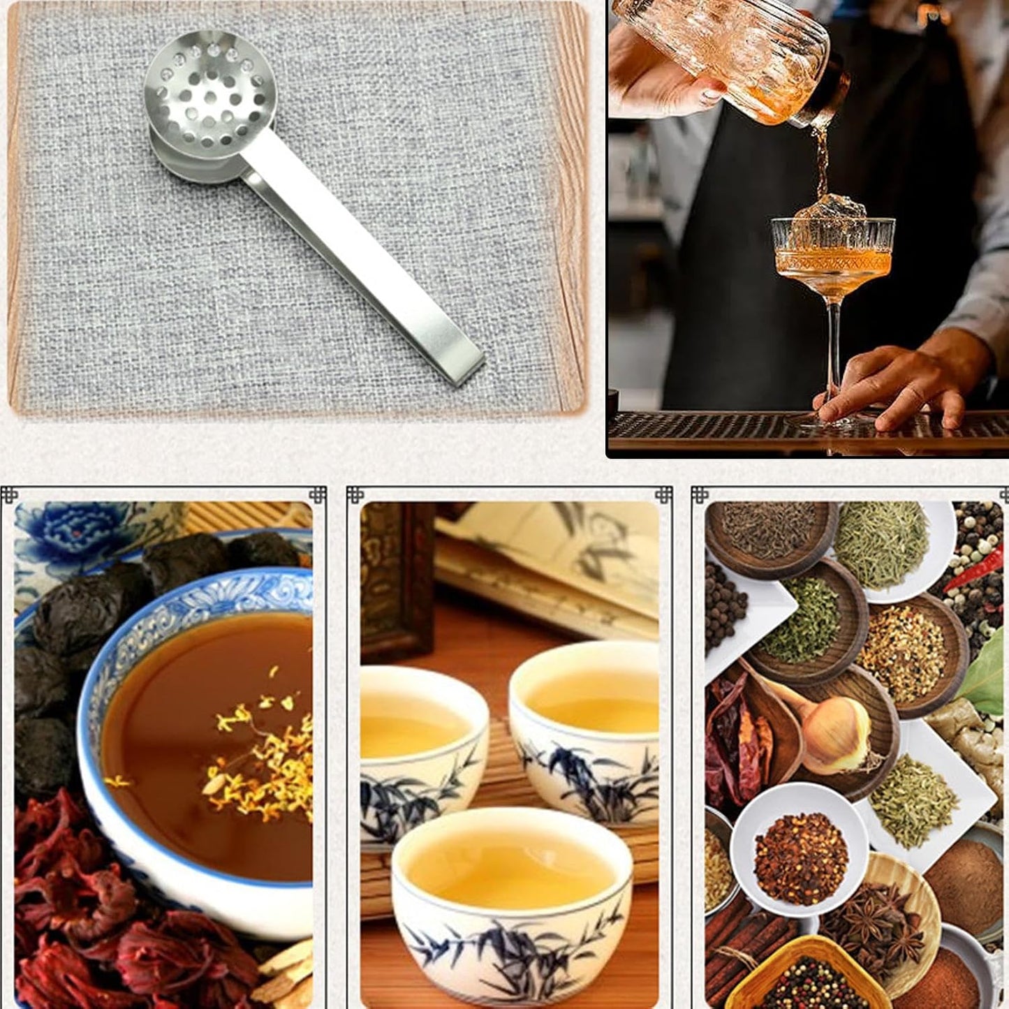 Stainless Steel Tea Bag Squeezer - Tea Filters Coffee Bag Tong | Thicken Tea Strainer Holder Clip | Tea Bag Strainer Clip Spoon For Gripping Tea Bags Ice Sugar Cubes | Lemon Clip Spoon For Tea Lovers