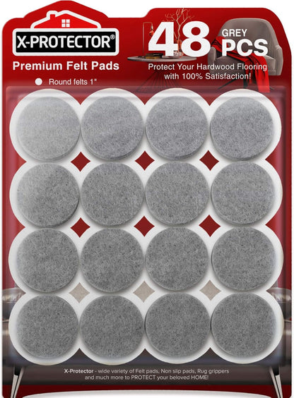 Felt Furniture Pads X-PROTECTOR 235 PCS Premium Furniture Pads - Felt Pads Furniture Feet Best Wood Floor Protectors - Protect Your Hardwood & Laminate Flooring! | Furniture Feet Best Wood Floor Protectors - Protect Your Hardwood & Laminate Flooring!