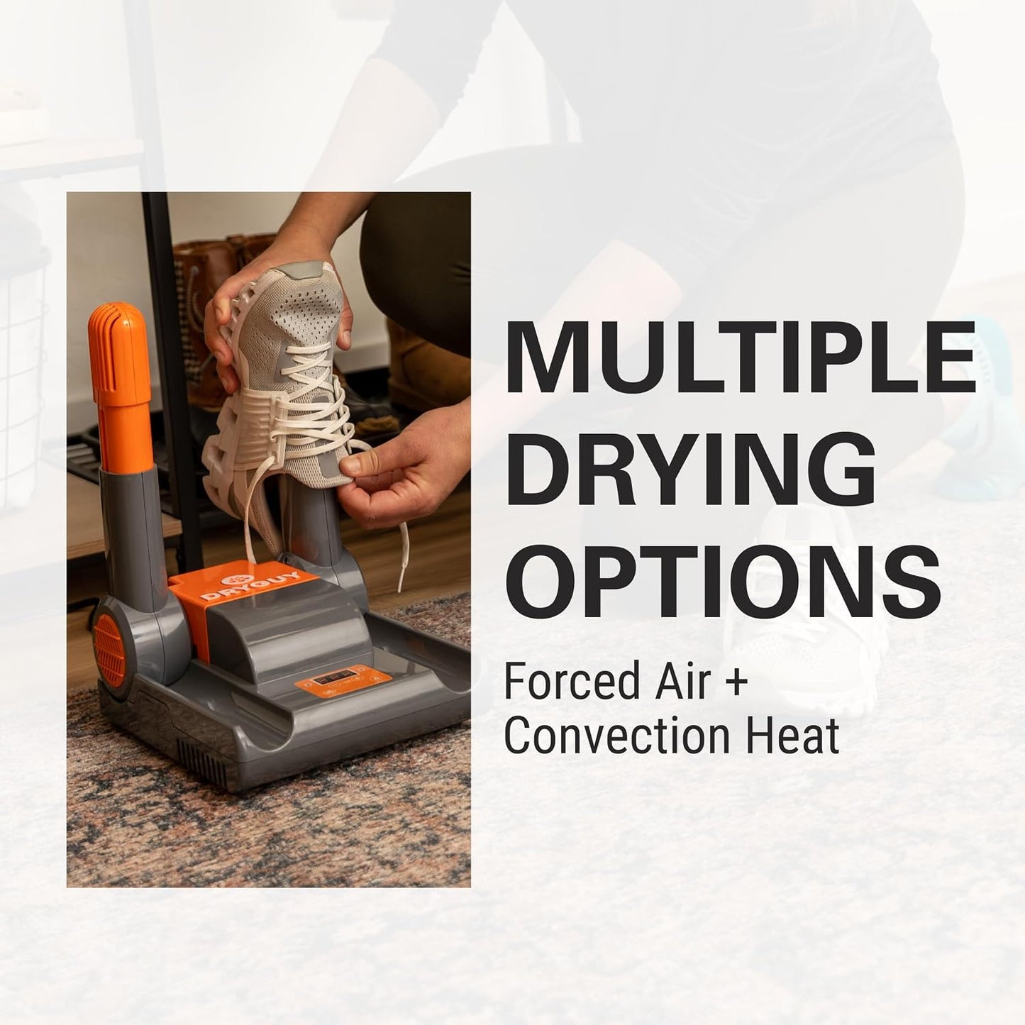 DryGuy Shoe, Boot, Garment & Gear Electric Dryer, Quick Drying for Ski, Work, Sports Equipment – Energy Efficient, Odor Eliminating Design, Home or Garage Use,4 Port, Heat + Fan (Dry time: 1-3hrs)