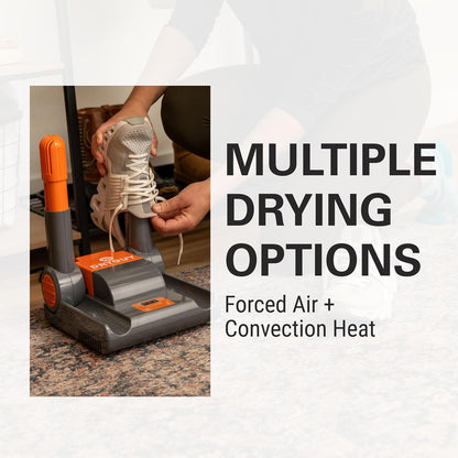 DryGuy Shoe, Boot, Garment & Gear Electric Dryer, Quick Drying for Ski, Work, Sports Equipment – Energy Efficient, Odor Eliminating Design, Home or Garage Use,4 Port, Heat + Fan (Dry time: 1-3hrs)