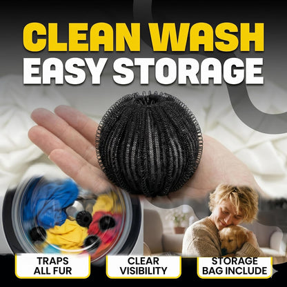 PHOBA 15-Pack Fabric Softening & Pet Hair Laundry Balls, 2.3-Inch Reusable Anti-Tangle Dryer Balls, Dog & Cat Fur Lint Catcher for Clothes and Bedding, Multi-Functional Fabric Care Set