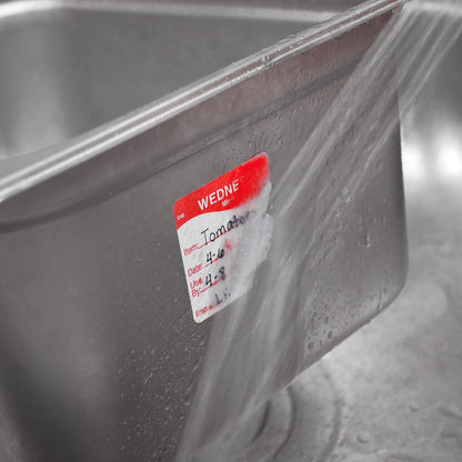 DayMark Safety Systems Day of The Week 1" Square Dissolvable Labels, Monday-Sunday, Dispenser Box Included (3,500 Labels)