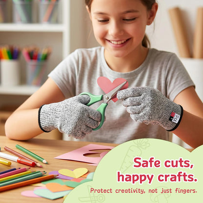 Level 5 Cut Resistant Gloves for Kitchen Food Grade, Machine Washable for Indoor&Outdoor Use