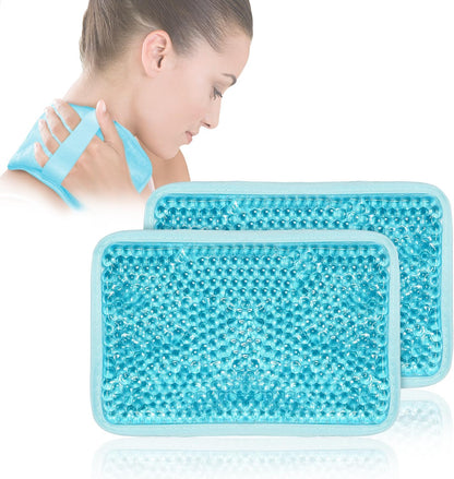 Gel Ice Pack for Injuries Reusable for Pain Swelling of Knee, Shoulder, Foot, Back, Ankle, Neck, Elbow, Wisdom Tooth - Cold or Hot Compress