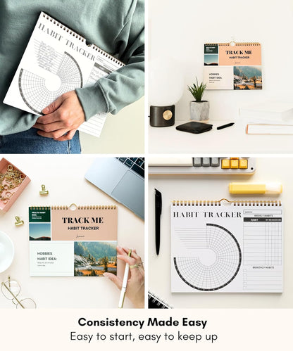Lamare Habit Tracker Calendar 2026 – Premium Daily Habit Tracker Journal