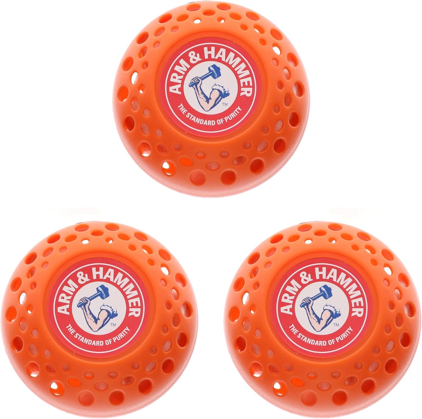 Arm & Hammer OdorBusterz® Odor Eliminator Balls, Clean Burst, 3 Count – Baking Soda Odor Control for Closets, Drawers, Hampers & Small Spaces