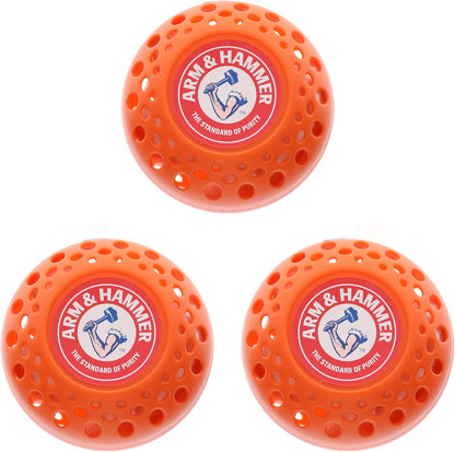 Arm & Hammer OdorBusterz® Odor Eliminator Balls, Clean Burst, 3 Count – Baking Soda Odor Control for Closets, Drawers, Hampers & Small Spaces