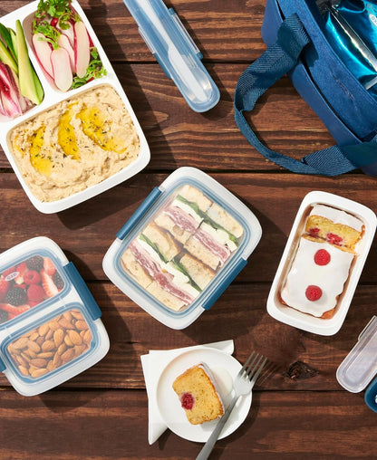 OXO Good Grips Prep and Go Container With Colander - Ocean Blue