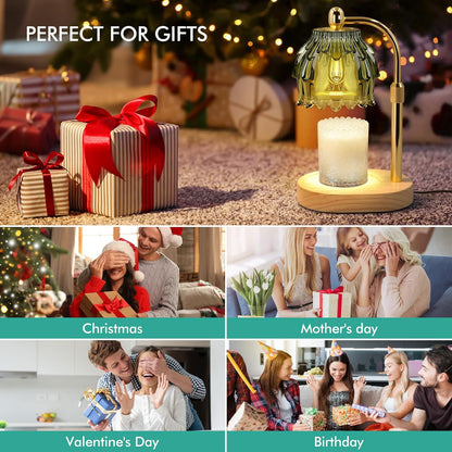 Candle Warmer Lamp with Timer,Birthday Gifts for Women